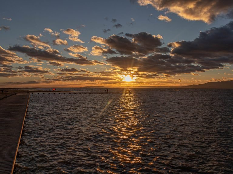 Puesta de sol en el trabucador